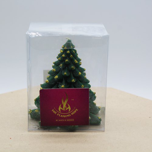 Christmas Tree Candle | Decorative Scented Candle in Christmas Tree Shape for Home Decoration